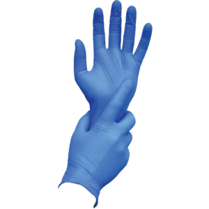 Ambitex N400 Series Powder Free Blue Nitrile Gloves, XL, 100/Box (NLG400)