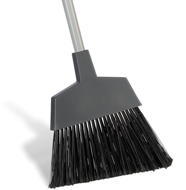 Coastwide Professional™ 12" Angled Broom, Gray (CW58002)