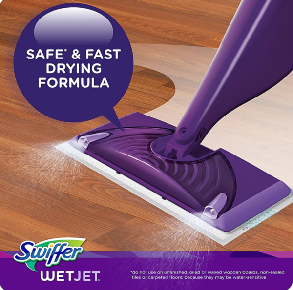 Swiffer WetJet Multi-Purpose Floor and Hardwood Liquid Cleaner Solution Refill, Gain Scent - Image 2